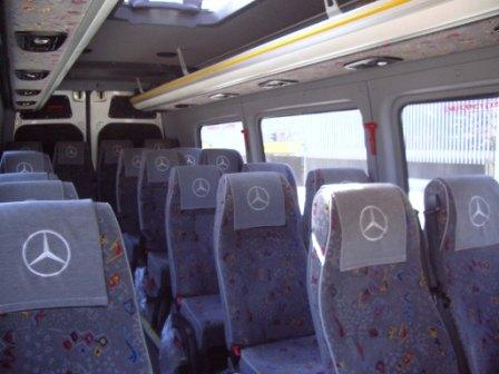 Mercedes Benz Sprinter noma Krāslavā mikroautobuss 15 16 17 18 20 sēdvietas