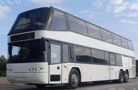 Divstāvu autobusa noma Krāslavā 67 69 70 72 75 sēdvietas