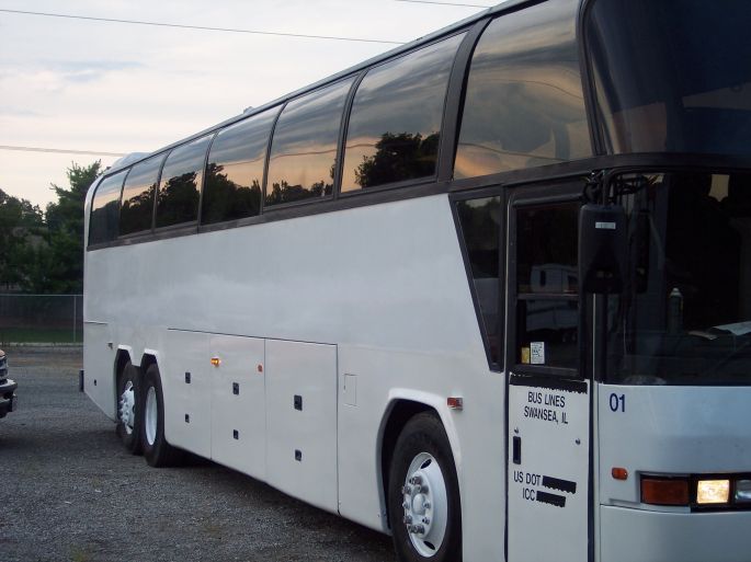Autobusu noma Krāslavā Neoplan