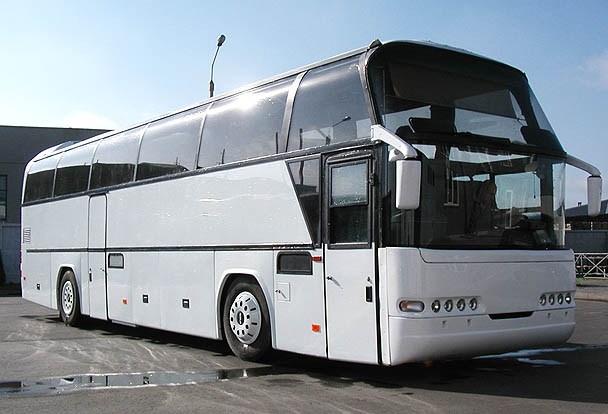 Autobusu īre Krāslavā Neoplan 50 vietas sēdvietas